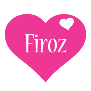 Firoz love-heart logo