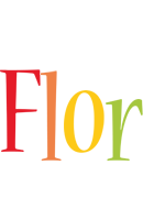 Flor birthday logo