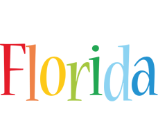 Florida birthday logo