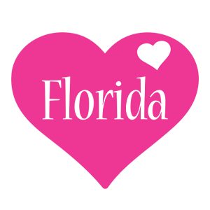 Florida love-heart logo