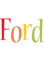 Ford birthday logo