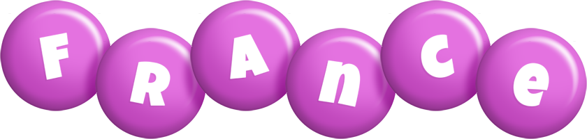 France candy-purple logo