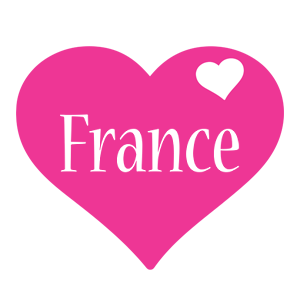 France love-heart logo