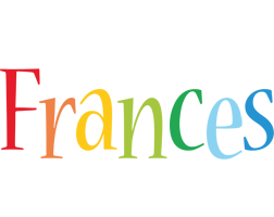 Frances birthday logo