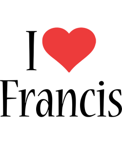 Francis i-love logo