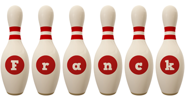 Franck bowling-pin logo
