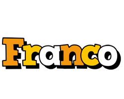 Franco cartoon logo
