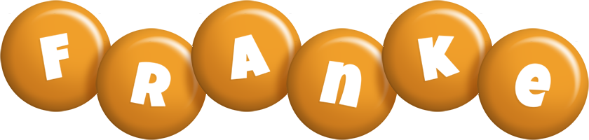 Franke candy-orange logo