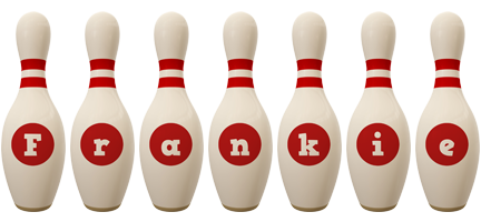 Frankie bowling-pin logo