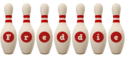 Freddie bowling-pin logo