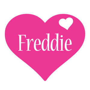 Freddie love-heart logo
