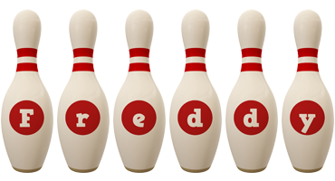 Freddy bowling-pin logo