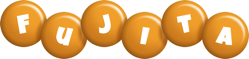 Fujita candy-orange logo