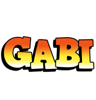 Gabi sunset logo