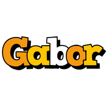Gabor cartoon logo