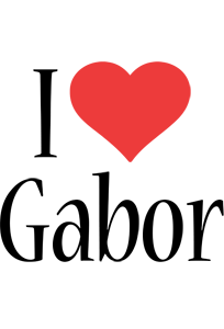 Gabor i-love logo