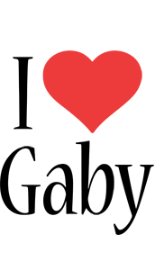 Gaby i-love logo