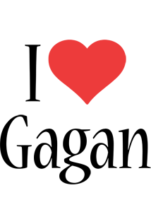 Gagan i-love logo