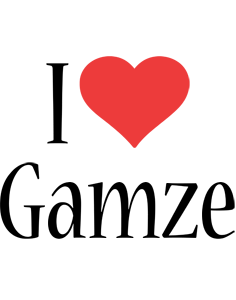 Gamze i-love logo