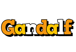 Gandalf cartoon logo