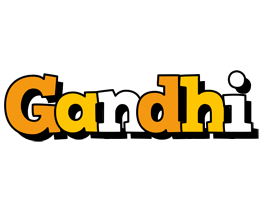 Gandhi cartoon logo