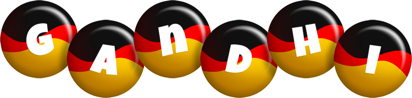 Gandhi german logo