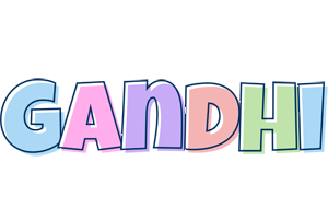 Gandhi pastel logo