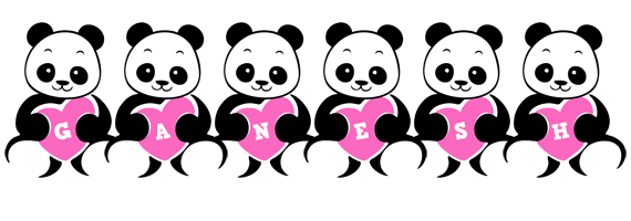 Ganesh love-panda logo