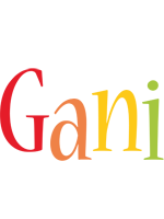 Gani birthday logo