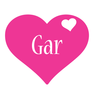 Gar love-heart logo