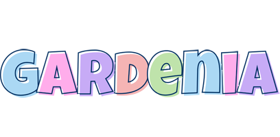 Gardenia pastel logo