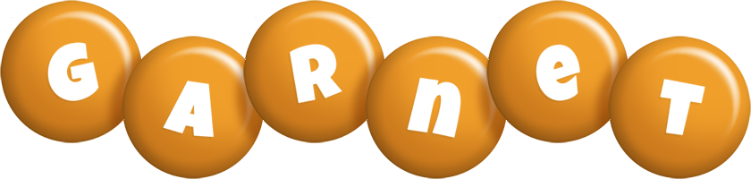 Garnet candy-orange logo