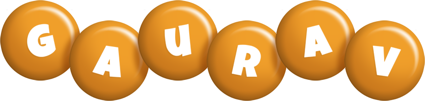 Gaurav candy-orange logo