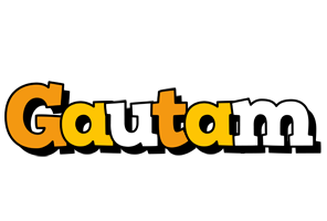 Gautam cartoon logo