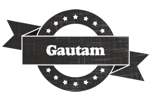 Gautam grunge logo