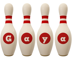 Gaya bowling-pin logo