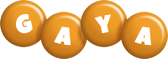 Gaya candy-orange logo