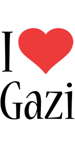Gazi i-love logo