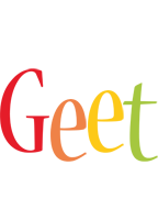 Geet birthday logo
