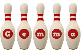 Gemma bowling-pin logo