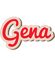 Gena chocolate logo