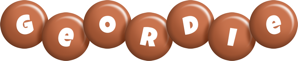 Geordie candy-brown logo