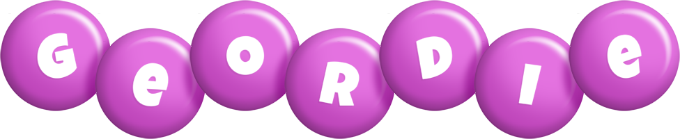 Geordie candy-purple logo