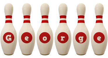 George bowling-pin logo