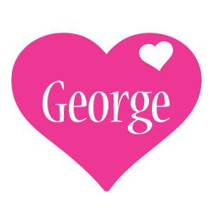George love-heart logo