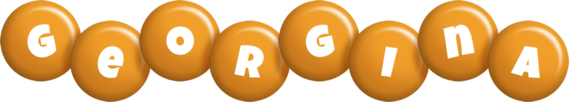 Georgina candy-orange logo