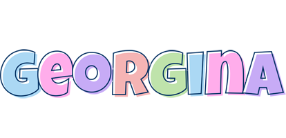 Georgina pastel logo