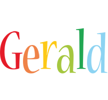 Gerald birthday logo