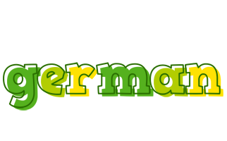 German juice logo