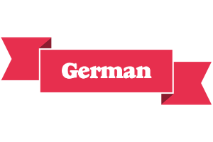 German sale logo